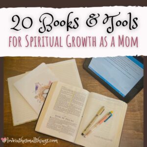 20 Books & Tools for Spiritual Growth as a Mom